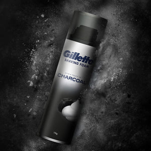 GILLETTE SHAVING FOAM CHARCOAL 196 GM - SuperMarcheStore