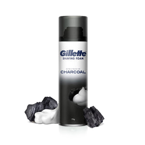 GILLETTE SHAVING FOAM CHARCOAL 196 GM - SuperMarcheStore