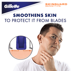 GILLETTE SKINGUARD SENSTIVE RAZORS 1N - SuperMarcheStore