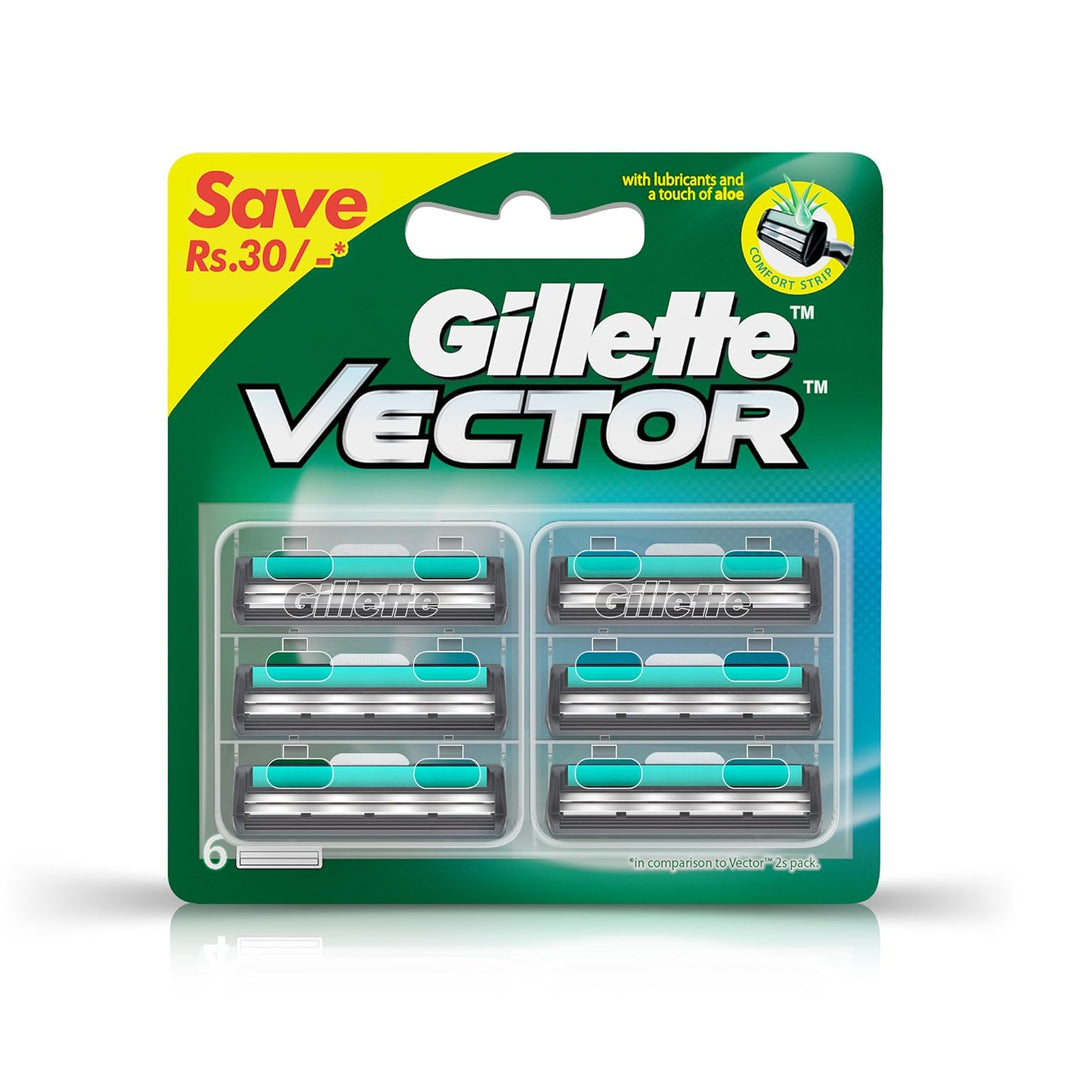 GILLETTE VECTOR PLUS STRIP 6 - SuperMarcheStore