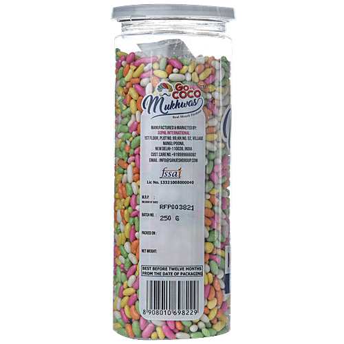 GO COCO MULTI COLOR SAUNF 250 GM - SuperMarcheStore