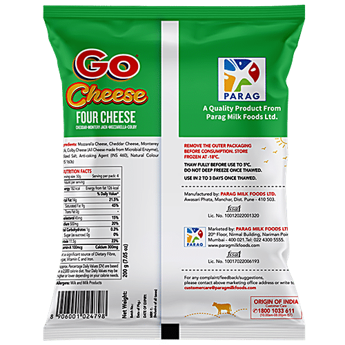 GO FOUR CHEESE 200GM - SuperMarcheStore