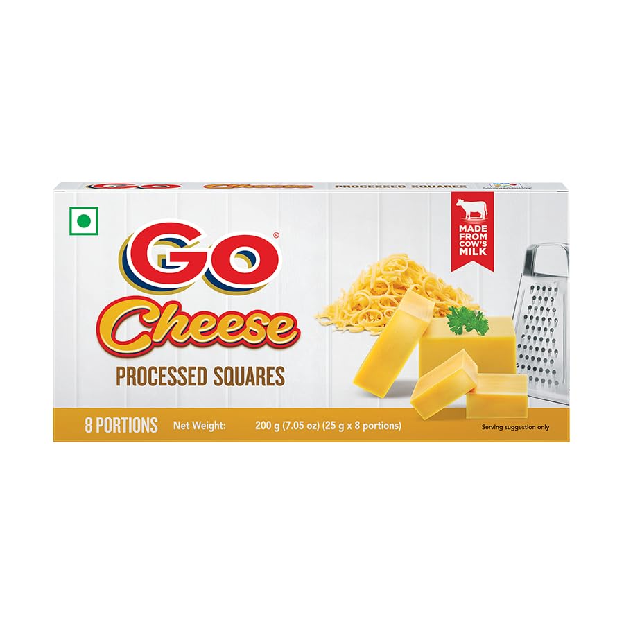 GO SQUARES PROCESS CHEESE CUBE 200G - SuperMarcheStore