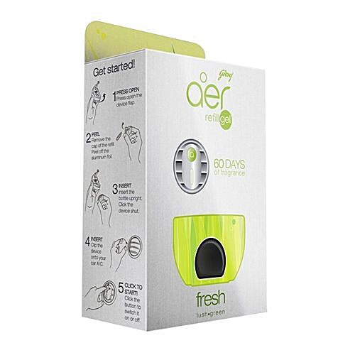 GODREJ AER FRESH LUSH GREEN CAR FRAGRANCE - SuperMarcheStore