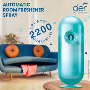 GODREJ AER MATIC COMBI COOL SURF BLUE 2200 SPRAYS - SuperMarcheStore