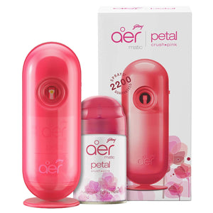 GODREJ AER MATIC COMBI PETAL CRUSH PINK 2200 SPRAYS - SuperMarcheStore