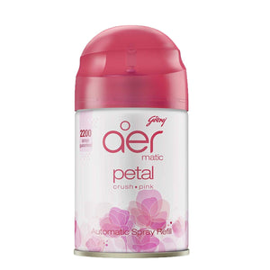 GODREJ AER MATIC PETAL CRUSH PINK SPRAY REFILL 225 ML - SuperMarcheStore