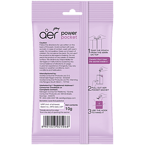 GODREJ AER POWER POCKET BERRY RUSH 10 GM - SuperMarcheStore