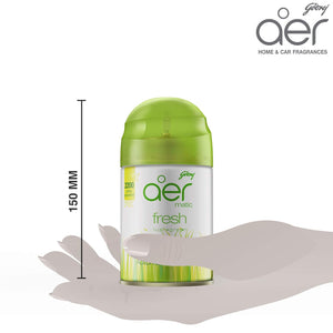 GODREJ AIR MATIC FRESH LUSH GREEN SPRAY REFILL PACK 225 ML - SuperMarcheStore