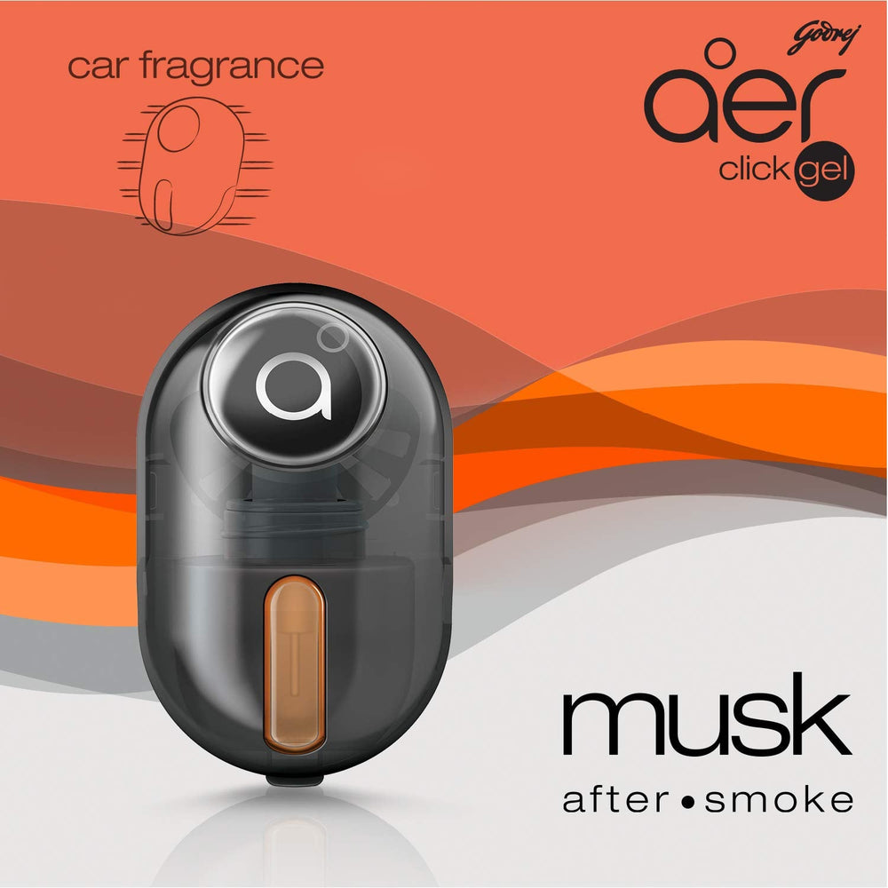 GODREJ AIR MUSK AFTER SMOKE CLICK GEL - SuperMarcheStore