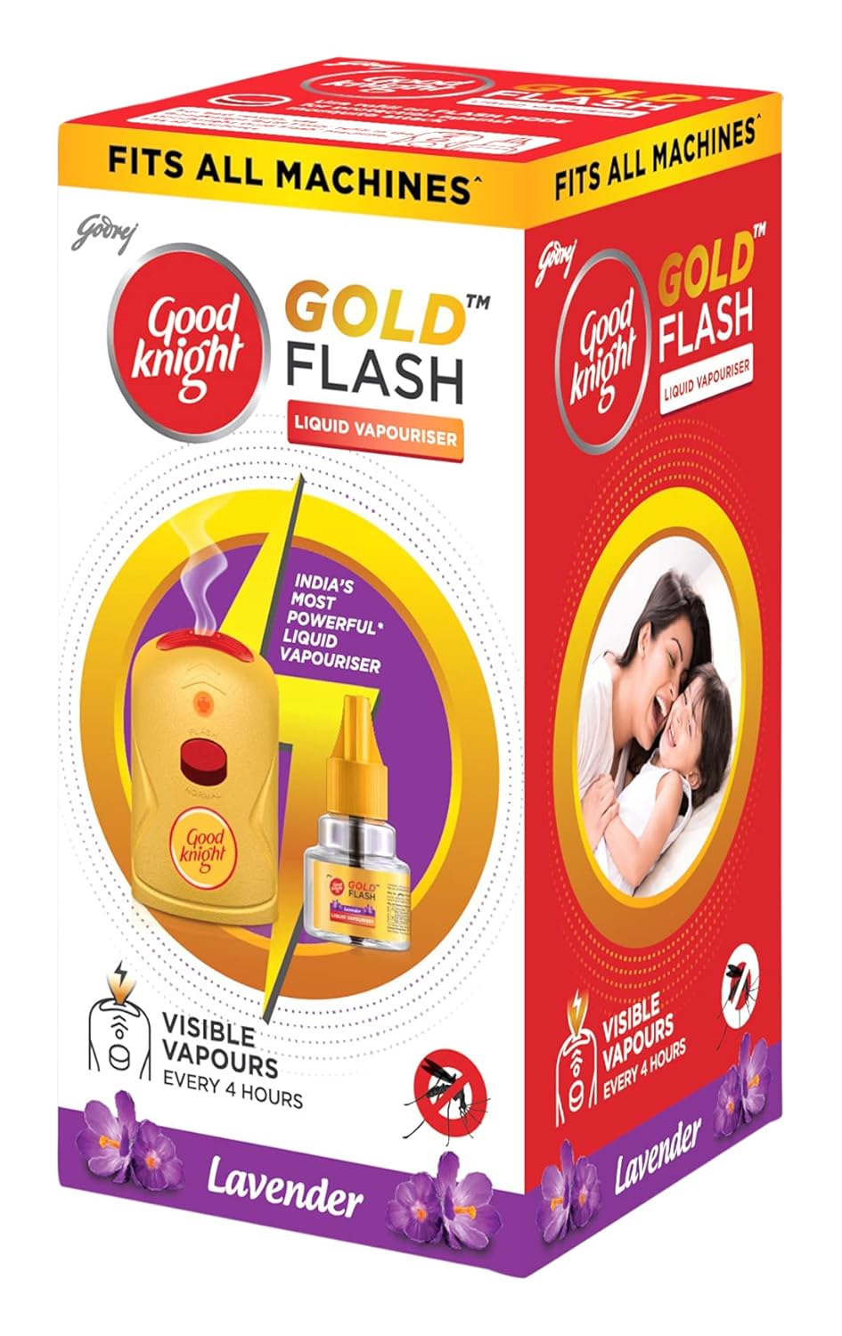 GODREJ GOOD NIGHT GOLD FLASH LQD VAPOURUSER LAVENDER 45 ML - SuperMarcheStore