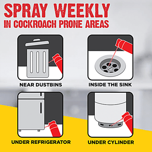 GODREJ HIT COCKROACHES SPRAY 200 ML - SuperMarcheStore