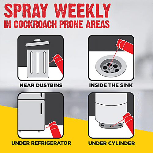 GODREJ HIT COCKROACHES SPRAY 200 ML - SuperMarcheStore
