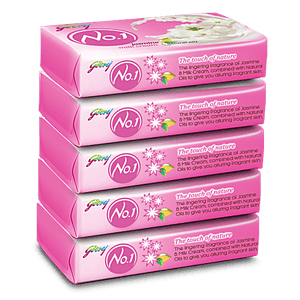 GODREJ NO 1 SOAP JASMINE MILK CREAM B4G1(SET) - SuperMarcheStore