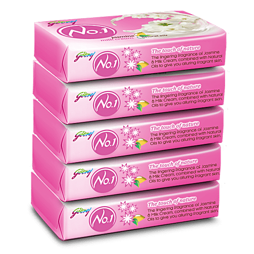 GODREJ NO 1 SOAP JASMINE MILK CREAM B4G1(SET) - SuperMarcheStore