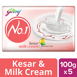GODREJ NO 1 SOAP KESAR MILK CREAM B4G1(SET) - SuperMarcheStore
