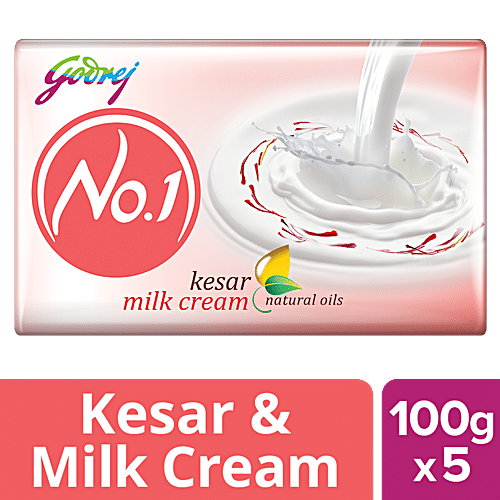 GODREJ NO 1 SOAP KESAR MILK CREAM B4G1(SET) - SuperMarcheStore