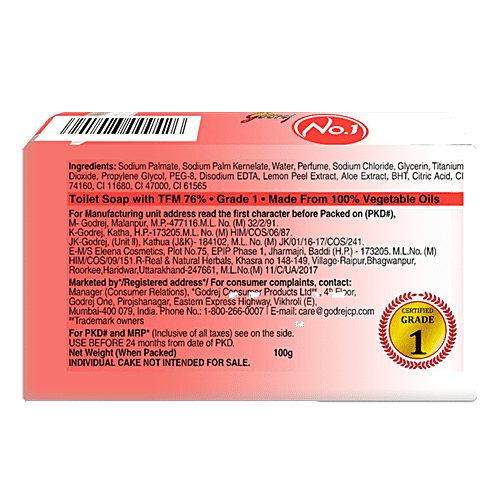 GODREJ NO 1 SOAP KESAR MILK CREAM B4G1(SET) - SuperMarcheStore