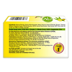 GODREJ NO 1 SOAP LIME ALOE VERA B4G1(SET) - SuperMarcheStore