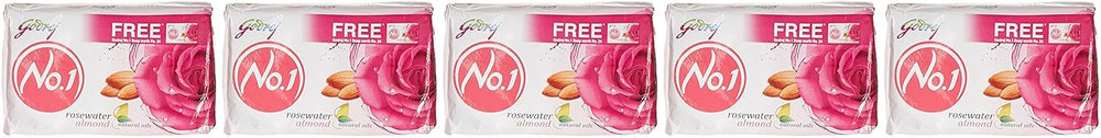 GODREJ NO 1 SOAP ROSEWATER ALMOND B4G1(SET) - SuperMarcheStore