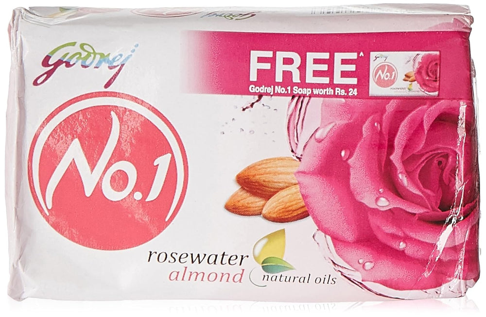 GODREJ NO 1 SOAP ROSEWATER ALMOND B4G1(SET) - SuperMarcheStore