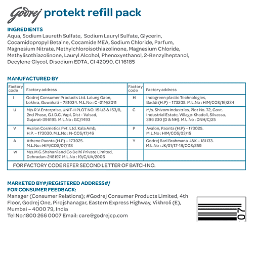 GODREJ PROTEKT GERM FIGHT HANDWASH AQUA 725 ML - SuperMarcheStore