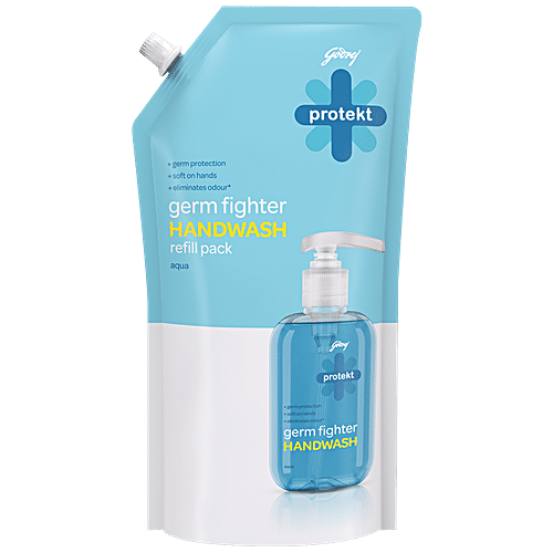 GODREJ PROTEKT GERM FIGHT HANDWASH AQUA 725 ML - SuperMarcheStore
