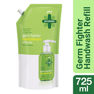 GODREJ PROTEKT GERM FIGHT HANDWASH LIME & EUCALYPTUS 725 ML - SuperMarcheStore