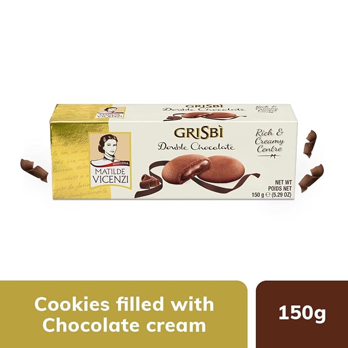 GRISBI COOKIES CHOCOLATE CREAM PP 150G - SuperMarcheStore
