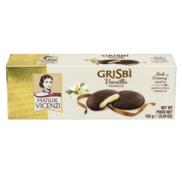 GRISBI VANILLA CREAM COOKIES 150G - SuperMarcheStore