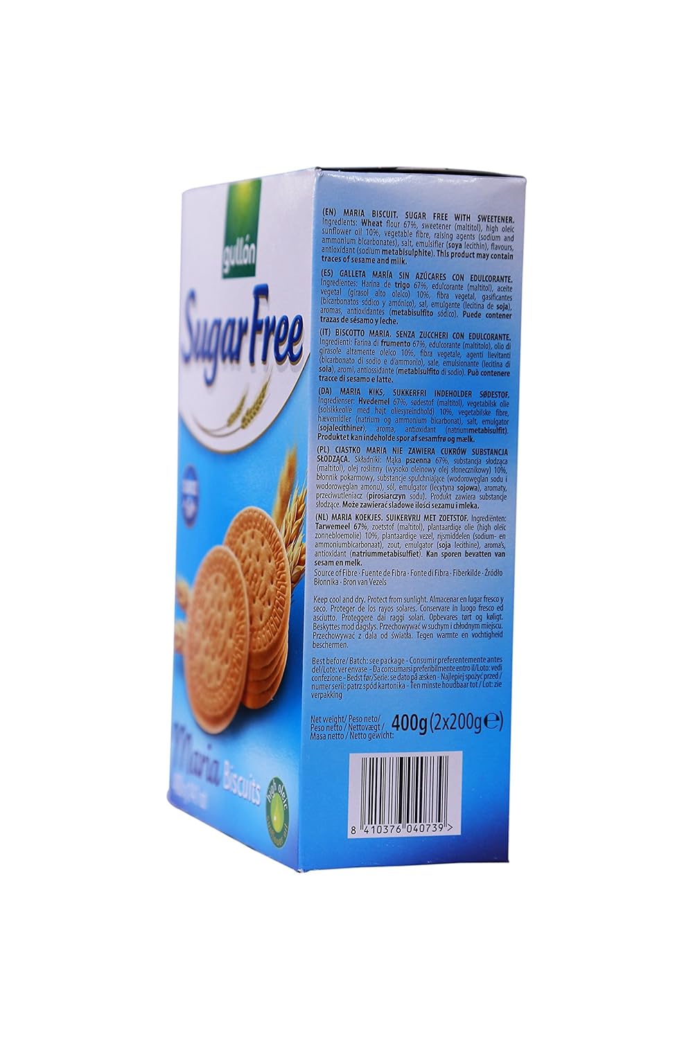 GULLON SUGAR FREE MARIA BISCUITS 400 GM - SuperMarcheStore