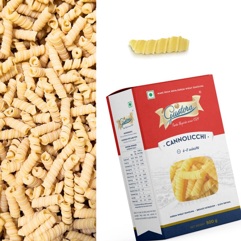 GUSTORA CANNOLICCHI PASTA 500 GM - SuperMarcheStore