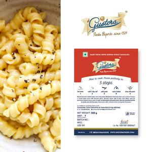 GUSTORA CANNOLICCHI PASTA 500 GM - SuperMarcheStore