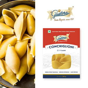 GUSTORA CONCHIGLIONI PASTA 250 GM - SuperMarcheStore