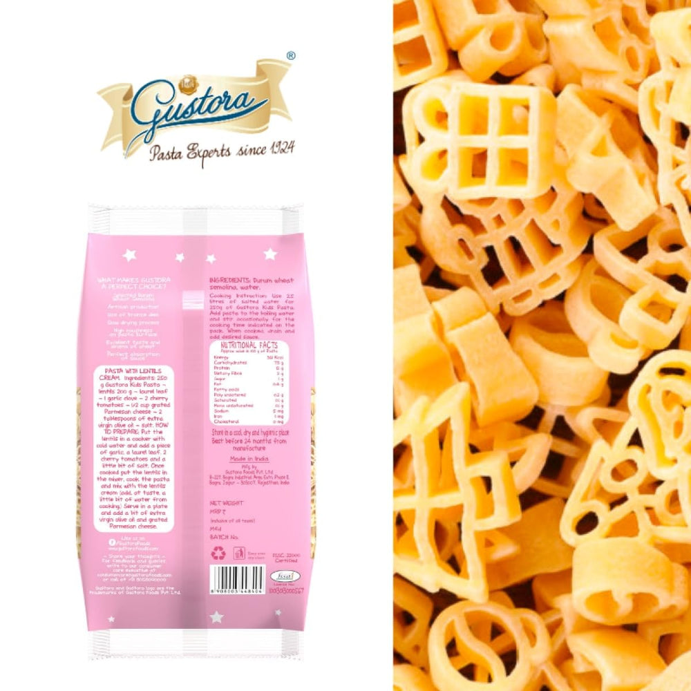 GUSTORA KIDS PASTA MY PRINCESS 250GM - SuperMarcheStore