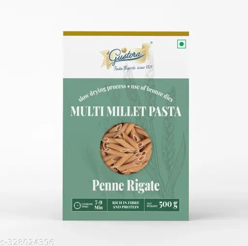 GUSTORA MULTI MILLET PASTA PENNE RIGATE 500 GM - SuperMarcheStore