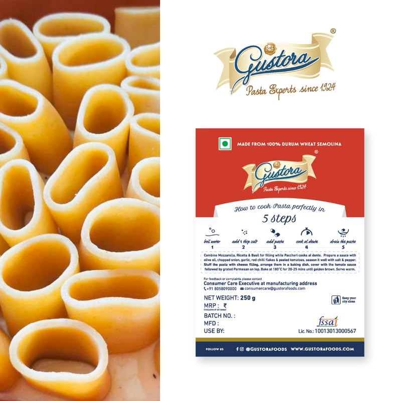 GUSTORA PACCHERI 250G - SuperMarcheStore