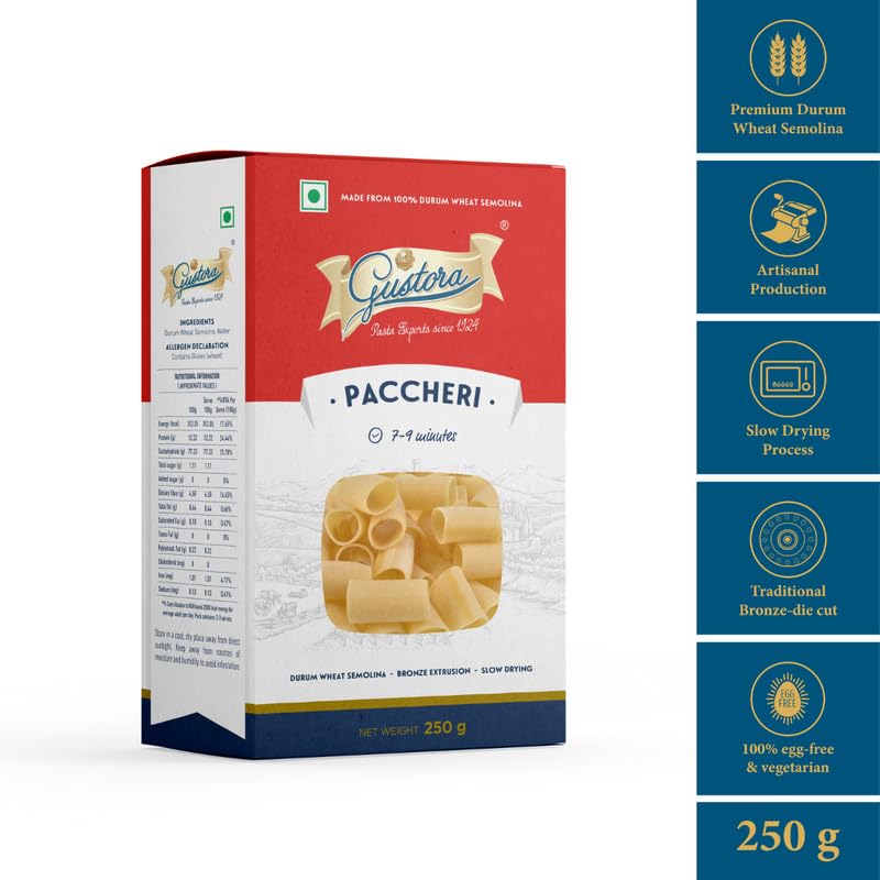 GUSTORA PACCHERI 250G - SuperMarcheStore