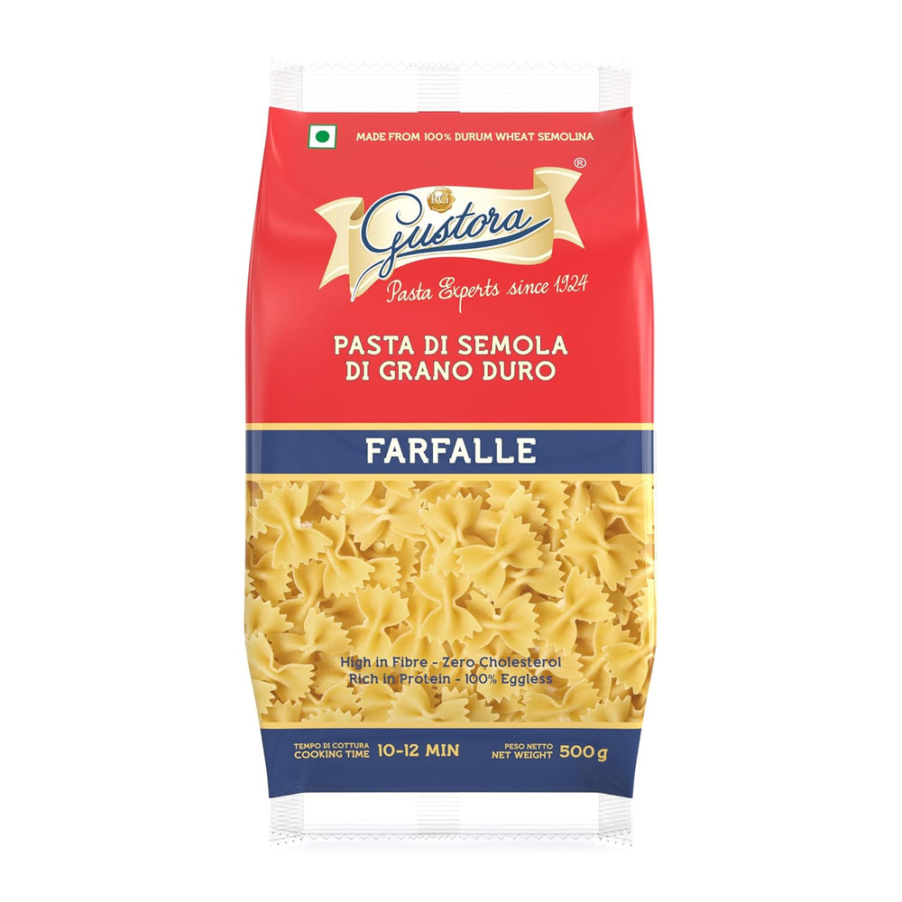 GUSTORA PASTA FARFALLE 500 GM - SuperMarcheStore