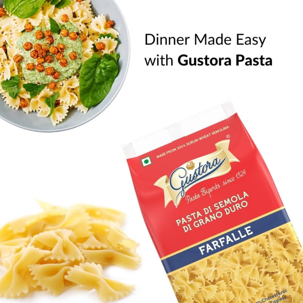 GUSTORA PASTA FARFALLE 500 GM - SuperMarcheStore