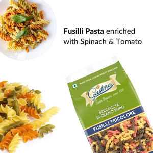 GUSTORA PASTA HEALTHY TRIO FUSILLI 500 GM - SuperMarcheStore
