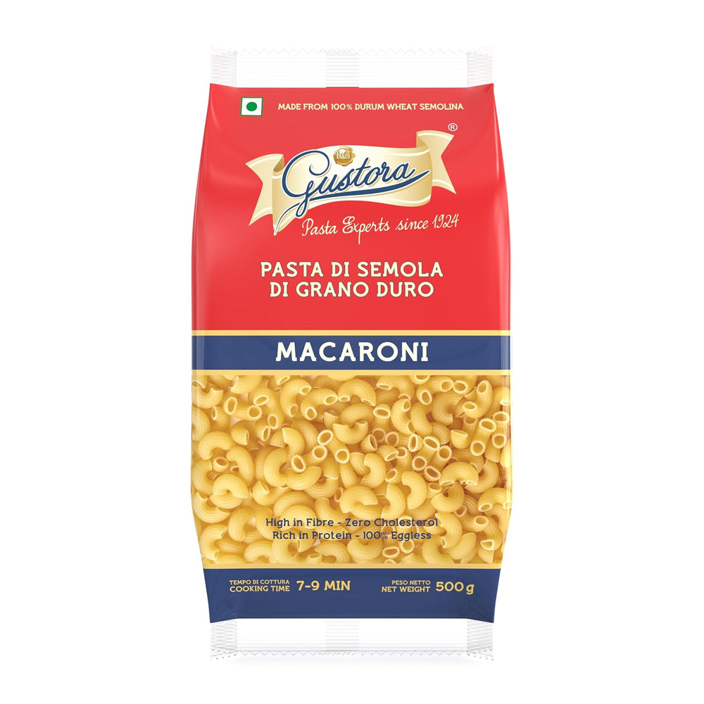 GUSTORA PASTA MACRONI 500 GM - SuperMarcheStore