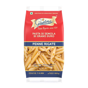 GUSTORA PASTA PENNE RIGATE 500 GM - SuperMarcheStore
