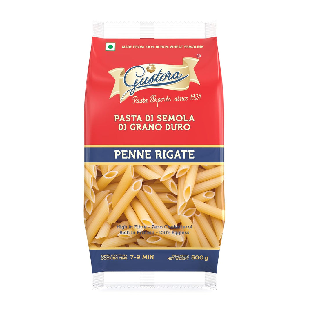 GUSTORA PASTA PENNE RIGATE 500 GM - SuperMarcheStore