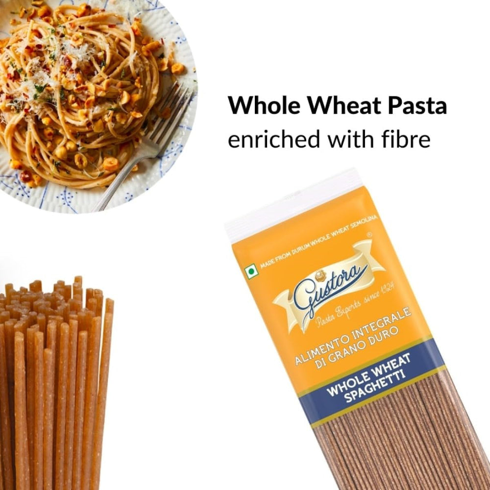 GUSTORA WHOLE WHEAT SPAGHETTI 500 GM - SuperMarcheStore