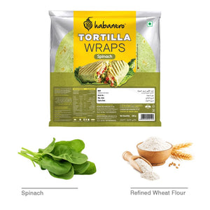 HABANERO TORTILLA WRAPS SPINACH - SuperMarcheStore