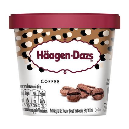 HAGGEINDAS COFFEE MINI ICE CREAM, 100ML - SuperMarcheStore