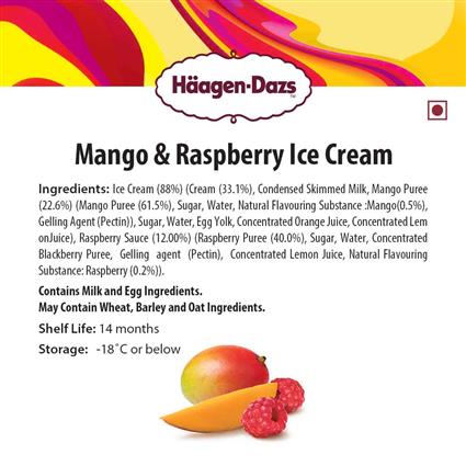 HAGGEINDAS MANGO RASPBERRY CUP 100ML - SuperMarcheStore