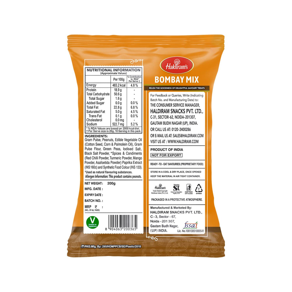 HALDIRAM BOMBAY MIX 200GM - SuperMarcheStore