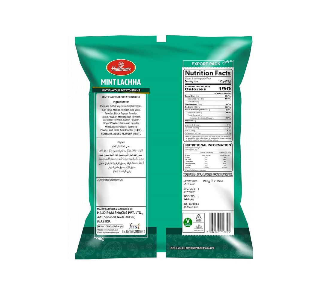 HALDIRAM MINT LACHHA 200 GM - SuperMarcheStore